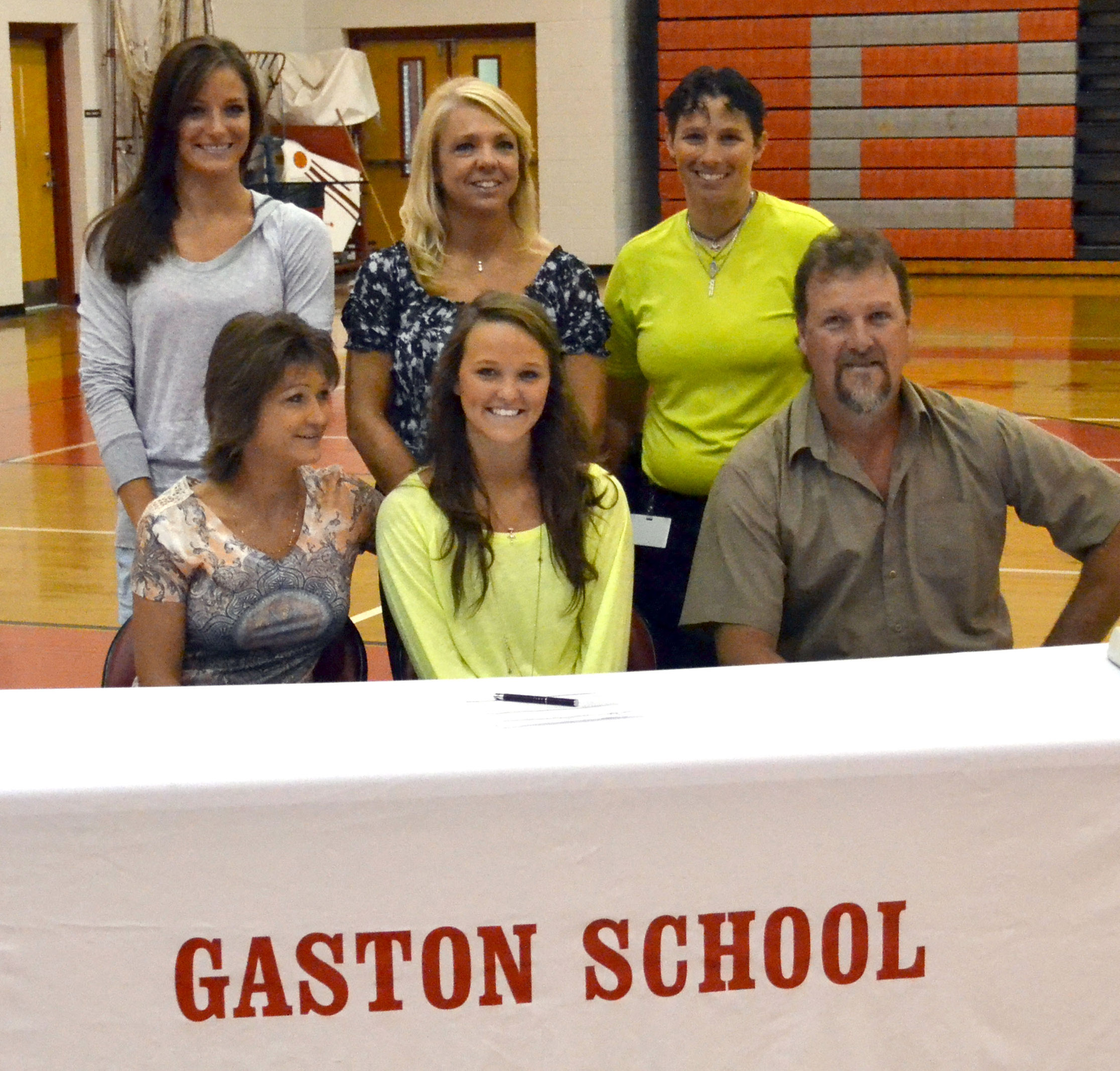 Gaston's Lawson signs volleyball scholarship