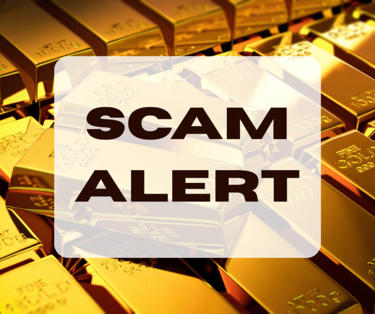 gold scam alert