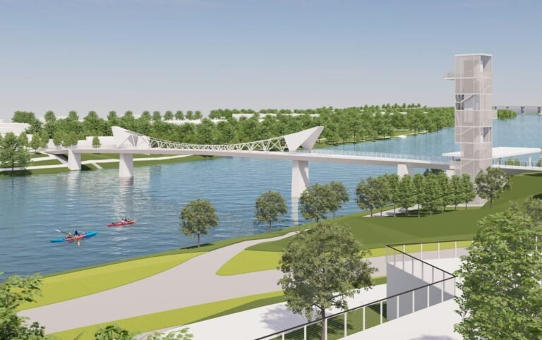 Pedestrian Bridge - Riverfront Master Plan