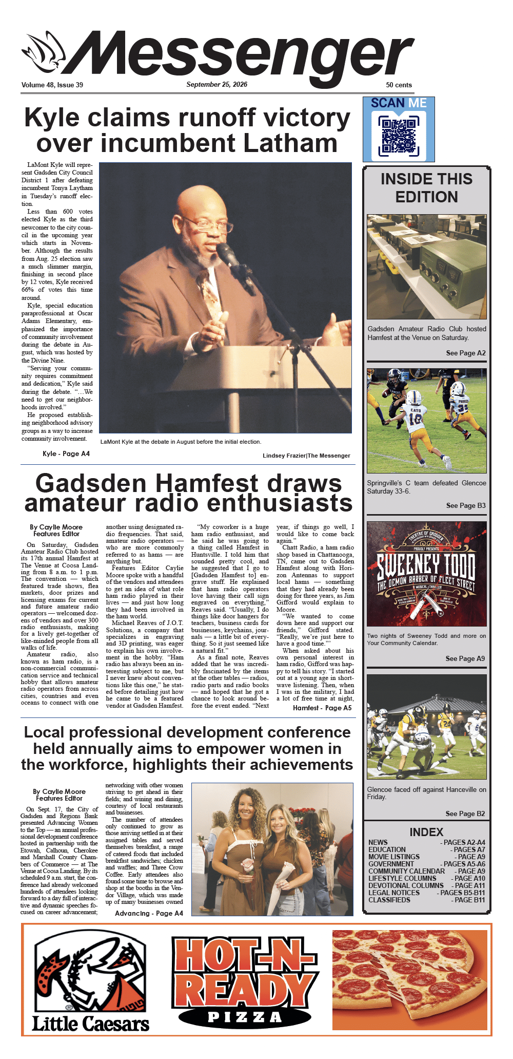 E-Edition 09-25-26 Front Only