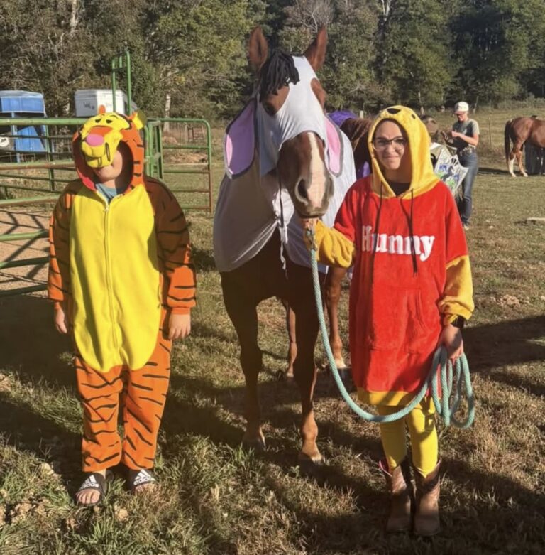 Cassidy Jordan Horsemanship's Halloween barn party - 2nd place